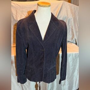Liz Claiborne Dark Brown Corduroy Blazer